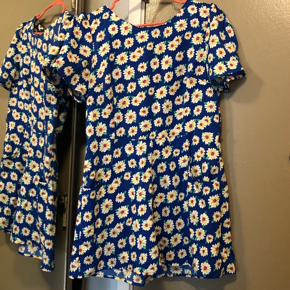Daisy Print Romper
